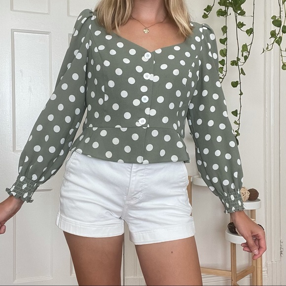 Petite Studio Tops - Petite Studio Marjory square neck top, size small